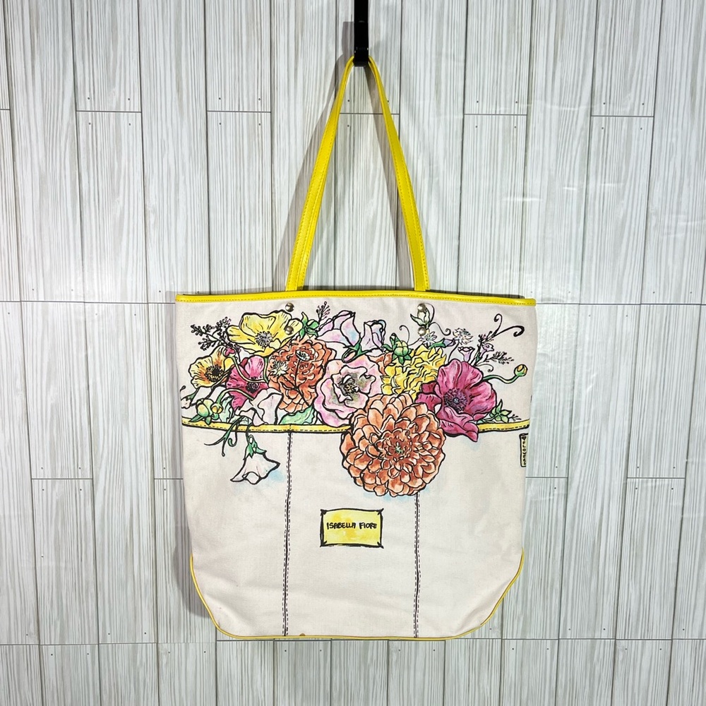 Isabella Fiore Painted Floral Tote
